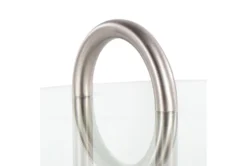 Kate Black Marble, Nickle And Glass Side Table -Furniture Store 313741 silver metal chairside table detail 46