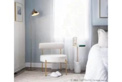 Gold Metal And White Marble Side Table -Furniture Store 313744 gold metal chairside table room 86