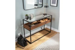 Tray Black Console Table -Furniture Store 313753 black metal sofa table room 86