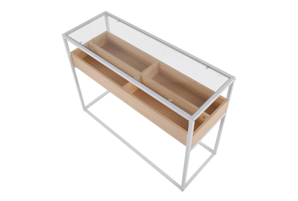 Tray White Console Table 6 Tray White Console Table - Image 4