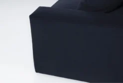 Utopia Modular Twilight 4 Piece Velvet Sectional With Left Arm Facing Chaise -Furniture Store 313960 blue fabric living room set detail 45