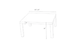 Carlyle Outdoor Square Coffee Table 11 Carlyle Outdoor Square Coffee Table -Furniture Store 314089 grey metal coffee table detail 46