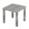 Carlyle Outdoor End Table 2 Carlyle Outdoor End Table -Furniture Store 314093 grey metal end table signature 02
