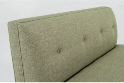 Holden V Chenille Settee 12 Holden V Chenille Settee -Furniture Store 314880 green fabric settee detail 45
