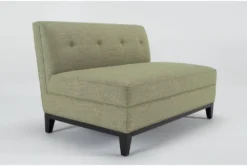 Holden V Chenille Settee 10 Holden V Chenille Settee -Furniture Store 314880 green fabric settee side 19