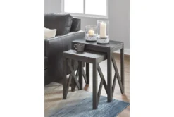 Emerst Gray 2 Piece Nesting Table -Furniture Store 315312 room 85