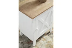 Selburg White/Brown Accent Cabinet -Furniture Store 315324 detail 44