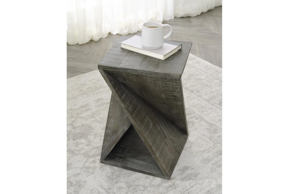 Zayne Distressed Grey Accent Table 7 Zayne Distressed Grey Accent Table - Image 5