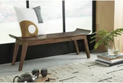 48" Brown Solid Wood Accent Bench -Furniture Store 315359 room 85