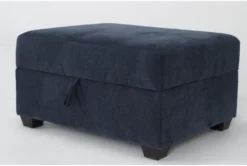 Bonaterra Midnight Blue Storage Ottoman -Furniture Store 315424 blue fabric cocktail ottoman side 18