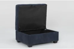 Bonaterra Midnight Blue Storage Ottoman -Furniture Store 315424 blue fabric cocktail ottoman side 19