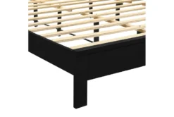 Leo Black King Platform Bed -Furniture Store 315520 black wood bed base 67