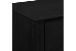 Zodiac Black Nightstand -Furniture Store 315530 black wood nightstand detail 44