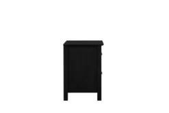 Zodiac Black Nightstand -Furniture Store 315530 black wood nightstand side 14