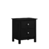 Zodiac Black Nightstand 2 Zodiac Black Nightstand -Furniture Store 315530 black wood nightstand signature 01