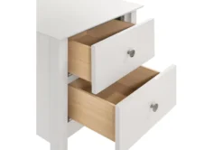 Zodiac White Nightstand -Furniture Store 315539 white wood nightstand detail 45