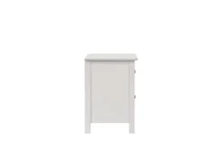 Zodiac White Nightstand -Furniture Store 315539 white wood nightstand side 14