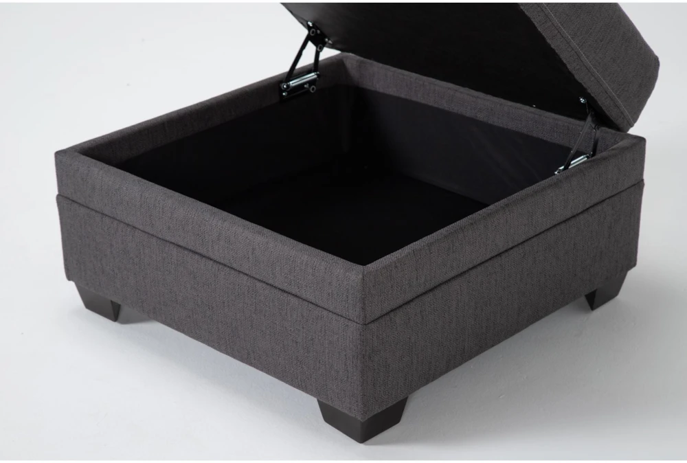 Solimar Graphite Storage Ottoman 6 Solimar Graphite Storage Ottoman - Image 4