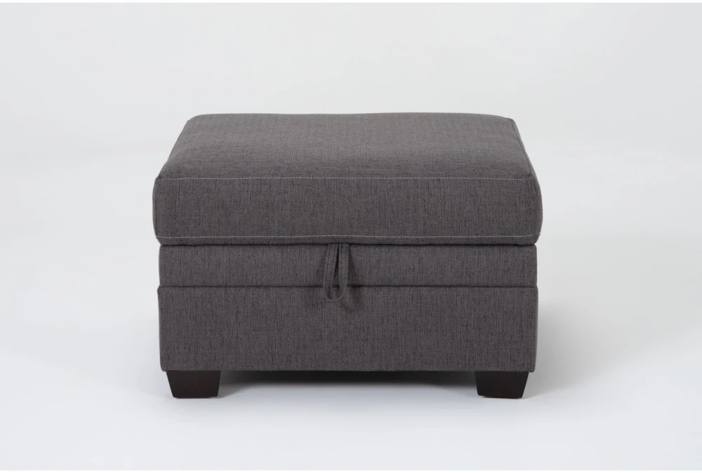 Solimar Graphite Storage Ottoman 4 Solimar Graphite Storage Ottoman - Image 2