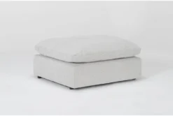 Alana Linen Ottoman