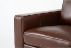 Hudson Leather 2 Piece Sofa & Loveseat Set -Furniture Store 317450 brown leather sofa and loveseat set detail 45