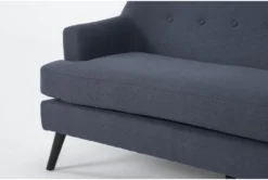 Celestino Slate Settee -Furniture Store 317508 blue fabric settee detail 45