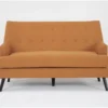Celestino Copper Settee 2 Celestino Copper Settee -Furniture Store 317514 orange fabric settee signature 01