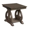 Lex End Table -Furniture Store 317524 brown wood end table signature 01