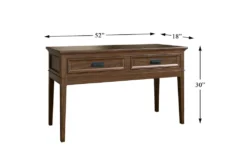 Rav Console Table With Drawers -Furniture Store 317526 brown wood sofa table detail 45