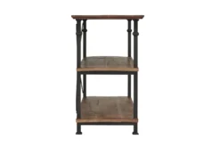 Nira Console Table With Shelves -Furniture Store 317528 brown wood sofa table side 14