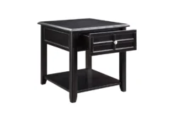 Rufus End Table -Furniture Store 317543 brown wood end table detail 44