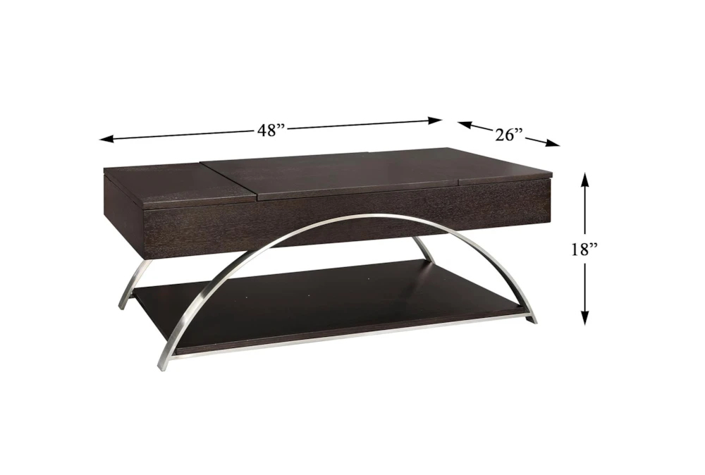 Nion Lift-Top Storage Coffee Table 8 Nion Lift-Top Storage Coffee Table - Image 6