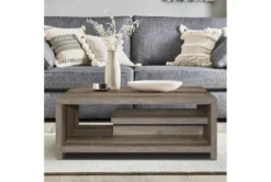 Burn Coffee Table With Shelf -Furniture Store 317555 brown wood coffee table room 85