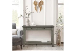 Every Two Tone Brown/Grey Console Table -Furniture Store 317567 brown wood sofa table room 85