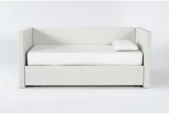Emmerson II Sand Upholstered Full Daybed With Trundle