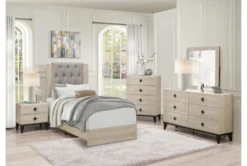 Corinne 23" 2 Drawer Nightstand -Furniture Store 317789 natural wood nightstand room 87