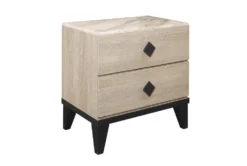 Corinne 23" 2 Drawer Nightstand