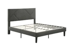 Miles Queen Upholstered Platform Bed 12 Miles Queen Upholstered Platform Bed -Furniture Store 317820 side 14