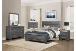 Declan Grey 27" 2 Drawer Nightstand -Furniture Store 317872 room 86
