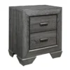 Declan Grey 27" 2 Drawer Nightstand -Furniture Store 317872 signature 01