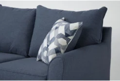 Jaylen Indigo 85" Queen Sleeper Sofa, Loveseat & Chaise Set 13 Jaylen Indigo 85" Queen Sleeper Sofa, Loveseat & Chaise Set -Furniture Store 318077 blue fabric living room set detail 46