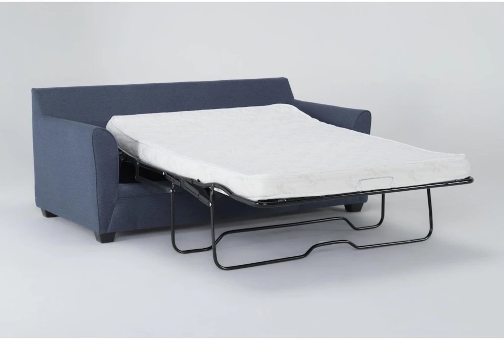 Jaylen Indigo 85" Queen Sleeper Sofa, Loveseat & Chaise Set 4 Jaylen Indigo 85" Queen Sleeper Sofa, Loveseat & Chaise Set - Image 2