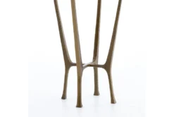 Brass Accent Table With Round Glass Top -Furniture Store 318193 gold metal accent table detail 44