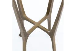 Brass Accent Table With Round Glass Top -Furniture Store 318193 gold metal accent table detail 45