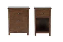 Carson 1 Drawer & 3 Drawer Nightstand Set Of 2