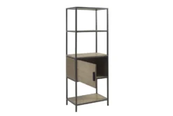 Darlen 48" Grey 3 Shelf Wood Bookcase With Storage Cabinet -Furniture Store 318636 grey wood bookcase storage 13