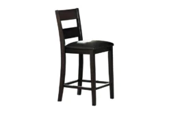 Aleena 40" Counter Set For 4 -Furniture Store 318649 brown wood counter height set side 15