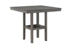 Willy 41" Counter Set For 4 -Furniture Store 318654 grey wood counter height set side 14