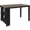Alley 59" Counter Table -Furniture Store 319148 grey wood counter height set signature 01