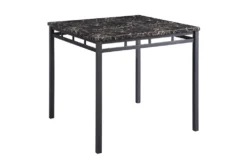 Julie 40" Counter Set For 4 -Furniture Store 319228 black metal counter height set side 14